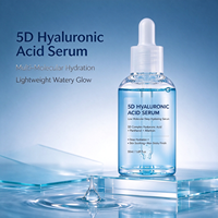 Sérum pour le visage à l'acide hyaluronique OEM ODM, faible poids moléculaire, hydratation profonde, sérum facial