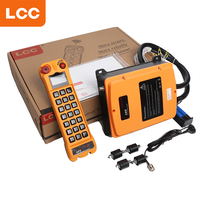 Télécommande industrielle sans fil LCC QM2100 à 21 canaux, vitesse unique (avec écran d'affichage) pour grue à tour