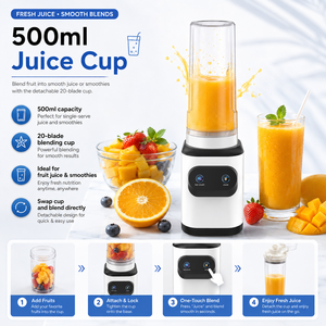 Máquina <span class=keywords><strong>de</strong></span> Hielo Raspado Inalámbrica Recargable 2 en 1, Licuadora <span class=keywords><strong>de</strong></span> Jugos con Vaso Desmontable, Dispositivo para Hacer Hielo en Nieve y Smoothies Caseros - Product Image 3