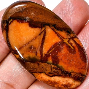 Cabochon de jaspe australien 63ct de qualité supérieure poli terreux coupe ovale pierre précieuse naturelle fil de guérison enveloppant des pierres précieuses en vrac - Product Image 2