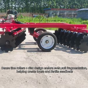 고생산성 디젤 엔진 중장비 2열 디스크 해로우 및 디스크 플라우 농업용 경운기 (기어박스 포함) - Product Image 2