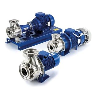 Pompe centrifuge horizontale en acier inoxydable Lowara ESHS65 200 220 22KW pour le traitement de l'eau industrielle - Product Image 1