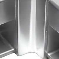 Raccord de tuyauterie en acier inoxydable à 90 degrés, coudé carré T-18, pour garde-corps en verre, escalier, balcon