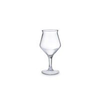 Verre à pied Tulip 420 ml, bol angulaire, gobelet transparent haut, pour dégustation de bière artisanale, whisky, jus, pour bar à domicile