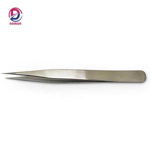 Pinzas de Acero Inoxidable para Extensión de Pestañas, Venta al por Mayor, Marca Privada, Pinzas Profesionales Rectas y para Volumen Ruso - Product Image 3