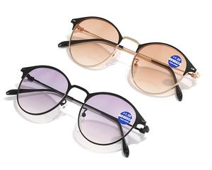 Moda Cat Eye bifocale presbiopia occhiali da lettura Anti-blu luce telaio in metallo per la lettura all'aperto all'ingrosso - Product Image 3