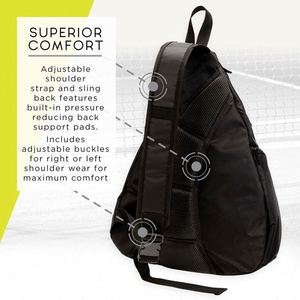 Muestra Gratis: Bolsa de Pickleball Triangular de Poliéster para Viaje, para Hombre y Mujer - Product Image 4