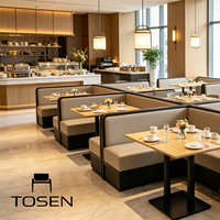 Nouveauté : Ensemble table et chaises en bois pour restaurant, best-seller, idéal pour les tables de restaurant et d'hôtel