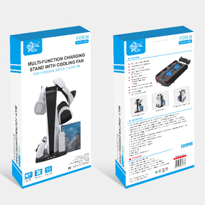 9 ב 1 1 מאוורר קירור אנכי טעינת dock מעמד עם אחסון משחקים 3 hub יציאה למסוף המשחק - Product Image 6