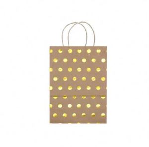 Gold Dot Paper Kraft <b>Bags</b> Kids Adult Birthday Party Decor Gift Candy <b>Packing</b> <b>Bags</b> Wedding Anniversary Baby Shower Supplies - Product Image 5