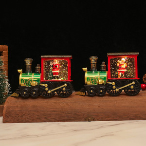 Nuevas Decoraciones Navideñas, Tren Luminoso con Agua, Pequeñas Lámparas, Tren Thomas, Lámparas Navideñas - Product Image 3