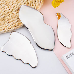 Herramientas de Masaje Gua Sha de Acero 100% Natural al por Mayor, Rodillo Metálico Gua Sha para Masaje Facial y Corporal - Product Image 4
