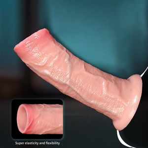 Manchon réaliste super grand pour pénis, pour une croissance accrue, retardateur d'éjaculation, extension de pénis, agrandisseur réutilisable en silicone, préservatif à <span class=keywords><strong>prix</strong></span> abordable - Product Image 1