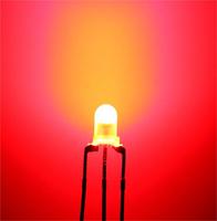 Fabricant Vente en gros Diode diodelée blanche et rouge DIP Led 3mm Anode à cathode commune bicolore diffuse à plat rouge et vert