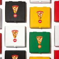Vente en gros de boîtes à pizza en carton ondulé de 6, 7, 8, 10, 12, 14 pouces, emballage alimentaire personnalisé, Caja Para Pizza Box pour pizza