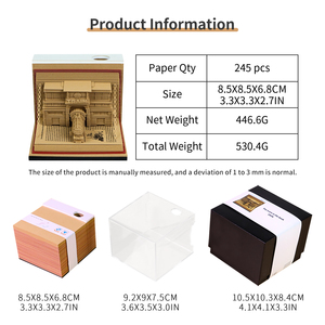 <span class=keywords><strong>Calendario</strong></span> Semanal 3D del Expreso de Hogwarts, Bloc de Notas con Diseño de Libro, <span class=keywords><strong>Calendario</strong></span> de Escritorio con Modelo de Tren Desprendible para Amantes de la Papelería - Product Image 6