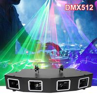 Projecteur de lumière de scène de disco de mariage, lumières décoratives par, équipement de DJ de laser de vacances nautiques rvb de nouvel an