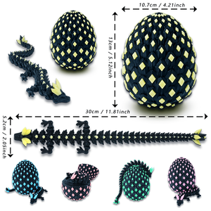 ชุดไข่มังกรเรืองแสงพิมพ์ลาย3D-ของขวัญสำหรับงานจบการศึกษา & ครอบครัวอีสเตอร์ & เพื่อนๆ - Product Image 5