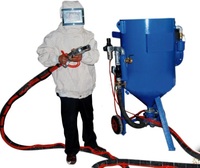 Pot de sablage à pression portable de haute qualité, machine de sablage pour travaux professionnels