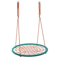 Chaise pivotante en filet de cordes pour enfants, jardin d'extérieur de grande capacité, pour centres commerciaux