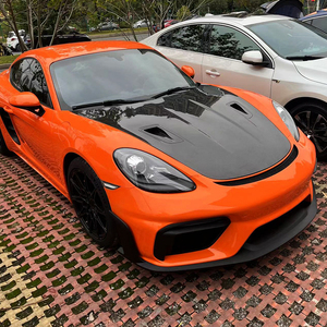 Kits de carrosserie avant 2017-2023, spoiler, calandre de voiture, amélioration des feux antibrouillard en PP pour 982 Cayman Boxster 718 <span class=keywords><strong>RS</strong></span> - Product Image 3