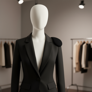 Imbottiture per Spalle Ilan 15.5x10.5x1.3 Cm Nere 2 Pezzi per Abbigliamento Femminile - Product Image 3