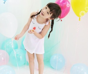 Vestido de Playa Tipo Slip con Lazo para Niñas, Ropa Infantil de Moda al por Mayor, de Fabricante Chino - Product Image 3
