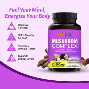 OEM ขายส่งแคปซูลสารสกัดจากเห็ดคุณภาพสูง ช่วยเสริมภูมิคุ้มกัน บำรุงสมอง ช่วยเพิ่มความจำและสมาธิ - Product Image 4