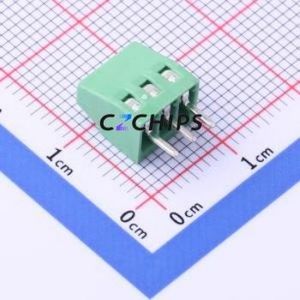 JL308-25403G01 Screw Terminal Block Through hole Component (THT),P=2.54mm Connector 1x3P 2.54mm Green Through Hole - Product Image 2