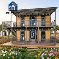 Villa modulaire extensible de luxe sur mesure, maison préfabriquée en acier à économie d'énergie pour les vacances, le camping et l'usage résidentiel