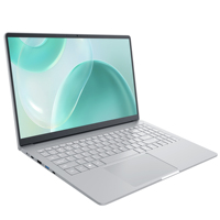 AMD Ryzen RAM Laptop 15.6 inci RAM 64GB, DDR5 untuk bisnis dengan Buka kunci sidik jari casing Metal untuk rapat bisnis rumah
