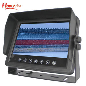 防水IP67 7英寸薄膜晶体管液晶汽车显示器双向触发线数字无线摄像机防水汽车电视监视器 - Product Image 5