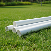 Fabrication de tuyaux en PVC de 20 mm à 630 mm de diamètre, haute qualité à bas prix, tube rigide en PVC pour drainage des eaux usées