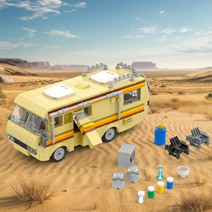 Jouet de construction créatif, modèle de voiture RV <span class=keywords><strong>Breaking</strong></span> <span class=keywords><strong>Bad</strong></span> Drug Lab, ornement éducatif transfrontalier en blocs de construction - Product Image 6