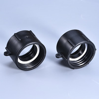 Adaptateur d'accessoire de valve de citerne IBC transfrontalier, raccord femelle à tête hexagonale droite, filetage grossier/fin 2 pouces, 1 pouce, 1 1/2
