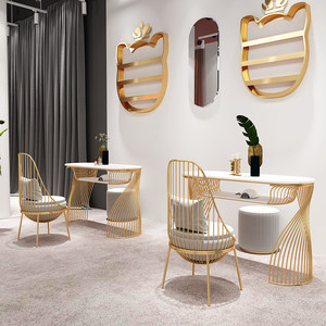 Pieds de table exquis pour salon de manucure, table de style nordique pour manucure - Product Image 5