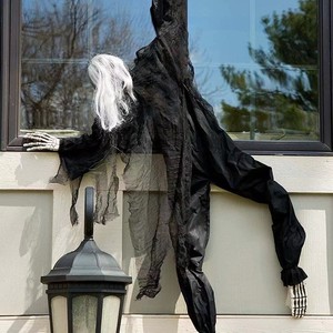Nicro – accessoires d'halloween en plein air, décor de fête, fantôme noir, décoration de cour - Product Image 3