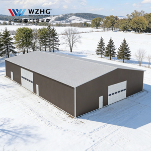 조립식 공장 창고 냉장 보관소 차고 금속 건축용 철골 구조물 - Product Image 1