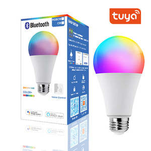 Chất lượng cao thông minh <span class=keywords><strong>LED</strong></span> ánh sáng thay đổi màu sắc tuya Alexa tuya bóng đèn BT Bóng đèn 10 Wát RGB <span class=keywords><strong>Multicolor</strong></span> E27 <span class=keywords><strong>LED</strong></span> thông minh bóng đèn - Product Image 4