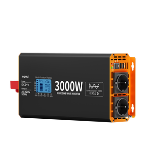 อินเวอร์เตอร์คลื่นไซน์บริสุทธิ์ 3000W แปลงไฟ DC เป็น AC 24V เป็น 220V 50Hz อินเวอร์เตอร์สำหรับใช้งานนอกระบบไฟฟ้า สำหรับรถบ้านและพลังงานเคลื่อนที่ - Product Image 1