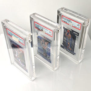 TCG étui à cartes gradué transparent personnalisé Dragon Ball Match Attax Sports Panini Mtg 35Pt acrylique clair givré Pokemon étui à cartes <span class=keywords><strong>vide</strong></span> - Product Image 6