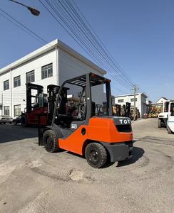 Japanese <b>Used</b> for Diesel Forklift 3 Ton 1220mm Mast Side Shift Stacker Tractor for Machinery Repair Shops 6 Months Warranty - Product Image 1