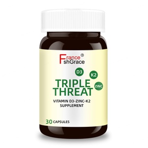 Complément personnalisé Triple Action Vitamine D3 Zinc K2 – 30 Capsules – Soutient la Santé Immunitaire - Product Image 1