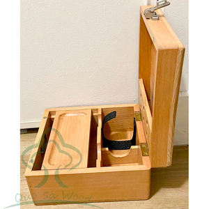 <strong>Wood</strong> Rolling Tray Container <strong>Box</strong> <strong>Wood</strong> Stash <strong>Box</strong> with Divider <strong>Storage</strong> Decorative <strong>Box</strong> - Product Image 4