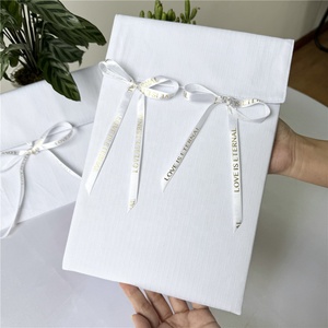 CH Custom logo <b>White</b> Cotton <b>Envelope</b> Bag Gift Bag Dust Bag - Product Image 5