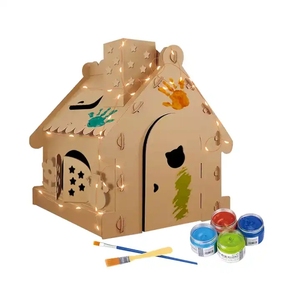 <span class=keywords><strong>Maison</strong></span> <span class=keywords><strong>en</strong></span> <span class=keywords><strong>carton</strong></span> à peindre soi-même, <span class=keywords><strong>maison</strong></span> <span class=keywords><strong>en</strong></span> papier, jouet pour enfants avec lumière, <span class=keywords><strong>maison</strong></span> de <span class=keywords><strong>poupée</strong></span> <span class=keywords><strong>en</strong></span> papier - Product Image 1