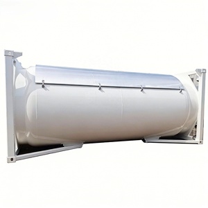 새로운 20피트 ISO 저장 컨테이너 HCL 용제 저장 산성 농축액 탱크 ISO ASME 표준 벌크 탱크 컨테이너 - Product Image 3