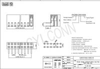 CYCONN FH200-2XX-XXX Konektor Fleksibel FPC Microbit Bbc Yuliang Adaptor Kuningan Hitam Jarak Antar Konektor Baris Ganda Betina 2.0mm Otomotif