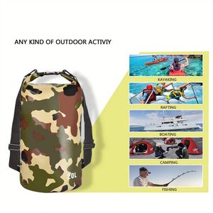 กระเป๋าแห้งกันน้ำพิมพ์โลโก้ตามสั่ง Rts <span class=keywords><strong>Drybag</strong></span> ขนาด 2 ลิตร 5 ลิตร 10 ลิตร 15 ลิตร 20 ลิตร 30 ลิตร สำหรับเดินป่า ว่ายน้ำ ทำจากผ้า PVC 500d  กระเป๋า Ocean Pack กันน้ำ - Product Image 3