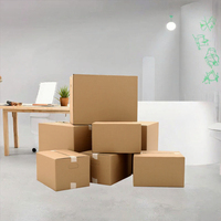 Boîtes d'expédition en carton ondulé robustes et écologiques, personnalisables, avec poignée et fermeture magnétique, en matériaux recyclés, impression 4 couleurs personnalisée.